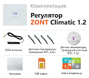 ZONT Climatic 1.2 Погодозависимый автоматический GSM / Wi-Fi регулятор (1 ГВС + 2 прямых/смесительных) с доставкой в Находку